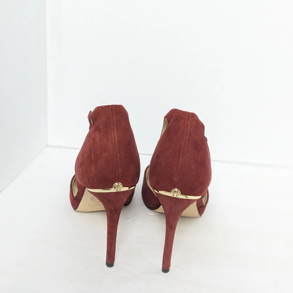 Michael kors suede heels